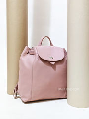 on-produk-Longchamp-Le-Pliage-Cuir-Backpack-Blush