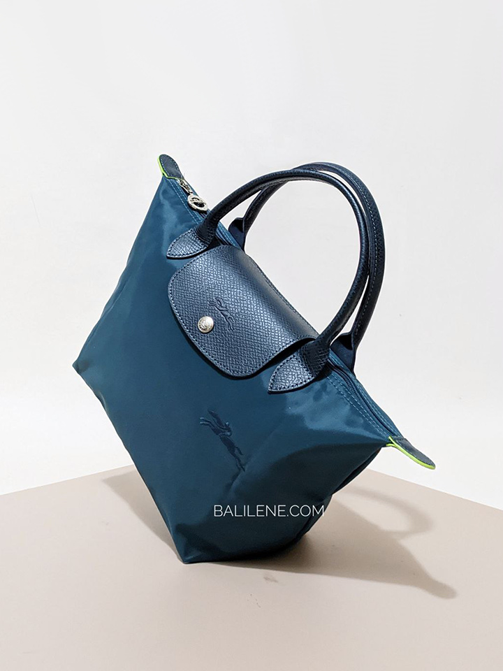 on-produk-Longchamp-Le-Pliage-Green-Small-Top-Handle-Bag-Ocean-Blue