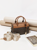 on-produk-Michael-Kors-Travel-Extra-Small-Logo-And-Faux-Leather-Duffle-Crossbody-Bag-Brown