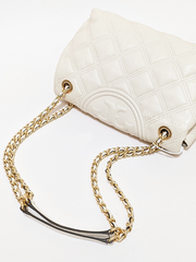 Tory Burch 56716 Fleming Soft Convertible Shoulder Bag New Cream