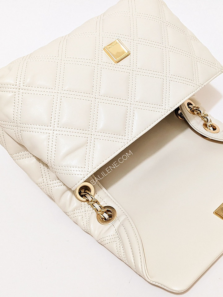 Tory Burch 56716 Fleming Soft Convertible Shoulder Bag New Cream
