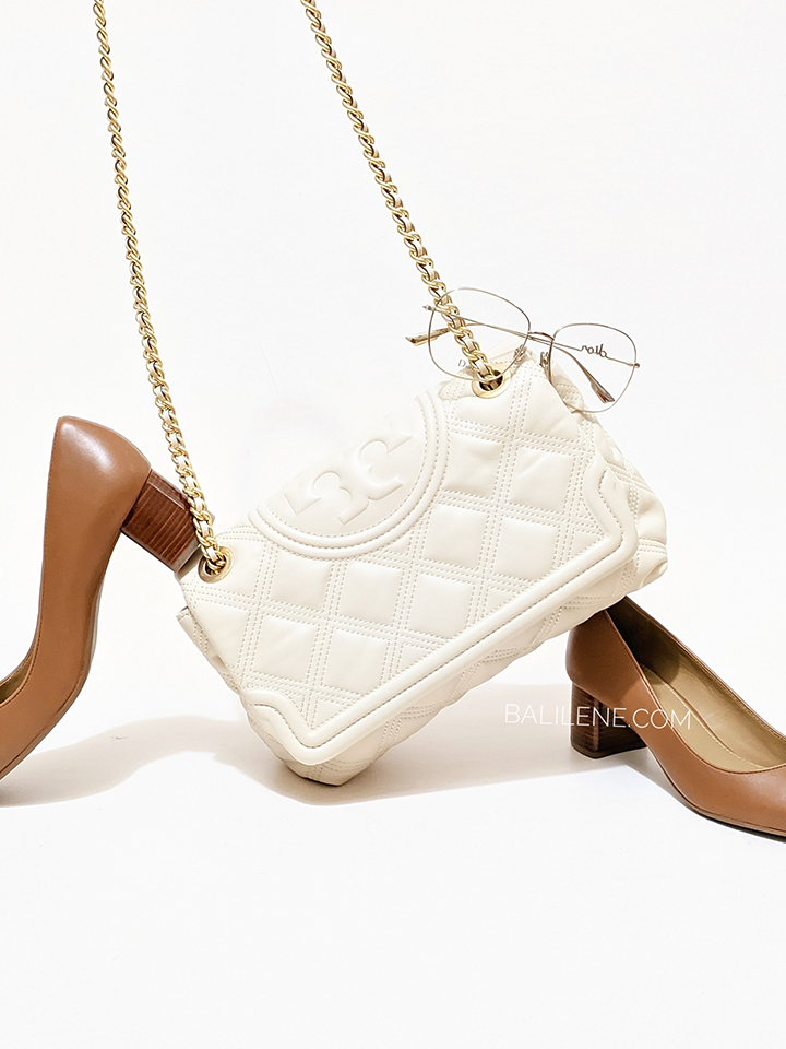 Tory Burch 56716 Fleming Soft Convertible Shoulder Bag New Cream
