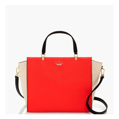 Kate Spade PXRU5310 Chelsea Square Hayden Leather Geranium