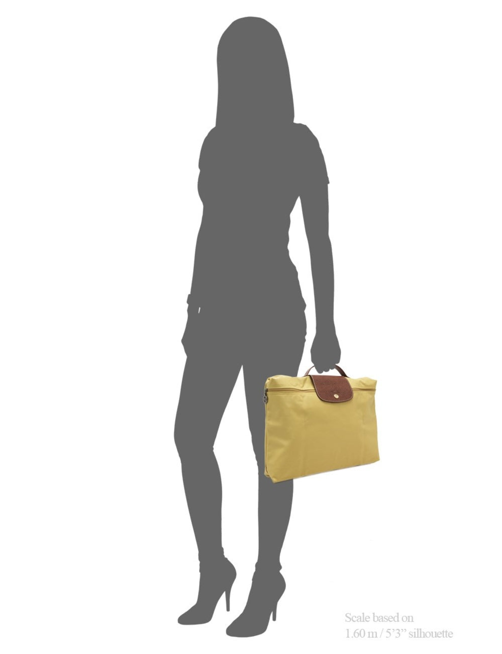 Longchamp 2182089c91 Le Pliage Document Holder Curry