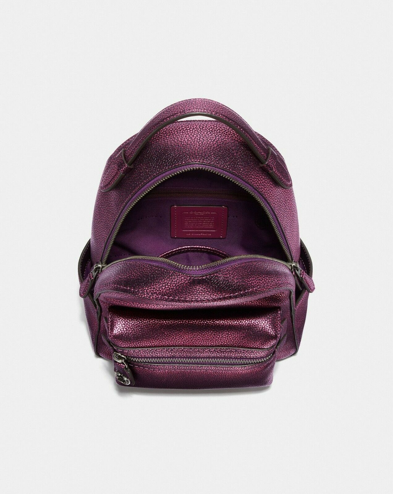 Coach 40715 Backpack Campus 23 Metallic Berry – Balilene