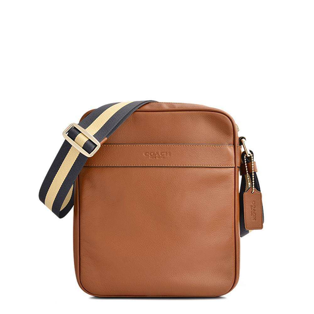 tas-F54782-Coach Charles Flight Bag Dark Saddle-Balilene