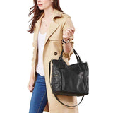 tas-ZB6458001-Fossil Emerson Satchel Bag Black Leather-Balilene