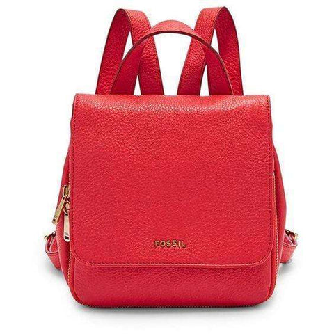 fossil preston mini backpack Tas Fossil ZB6731616 Preston Mini Backpack Tomato – Balilene
