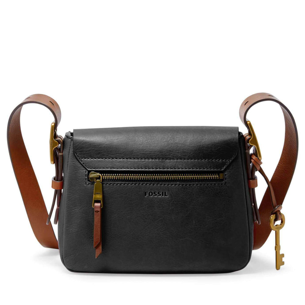 tas-Zb6759001-Fossil Harper Small Cross Body Bag Black-Balilene