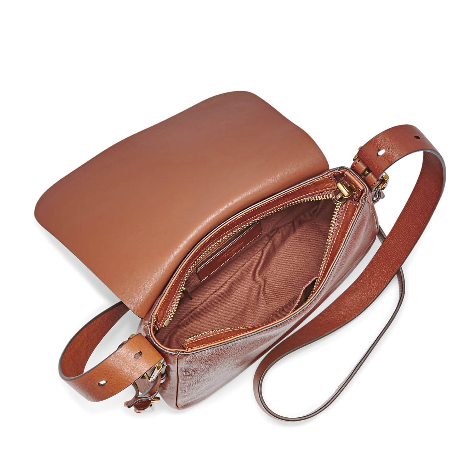 tas-ZB6759200-Fossil Harper Small Cross Body Bag Brown-Balilene