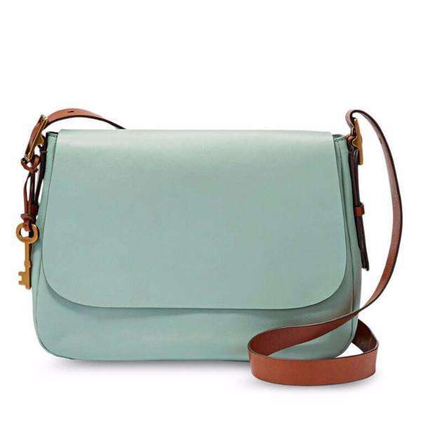 tas-ZB6760116-Fossil Harper Sling Bag Large Saddle Crossbody Seaglass-Balilene