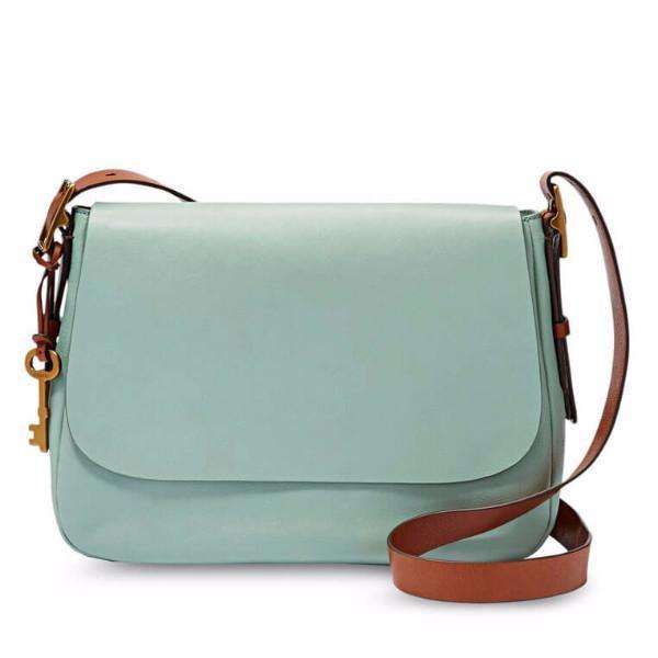 Fossil Harper Large Saddle Crossbody Seaglass ZB6760116 Tas