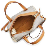 tas-Zb7182727-Fossil Emma Satchel P4 Grey White-Balilene