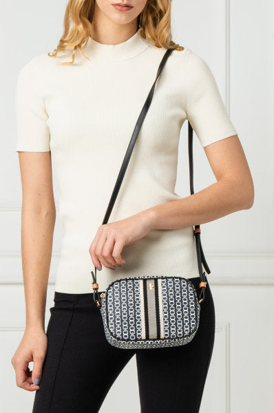 Tory Burch 57743 Gemini Link Canvas Mini Bag Black