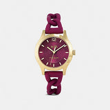 Coach W6043 Maddy Rubber Strap Cherry