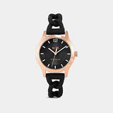 Coach W6044 Maddy Rubber Strap Black