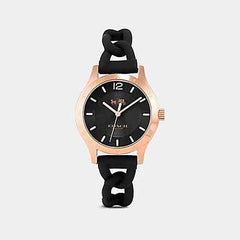 Coach W6044 Maddy Rubber Strap Black