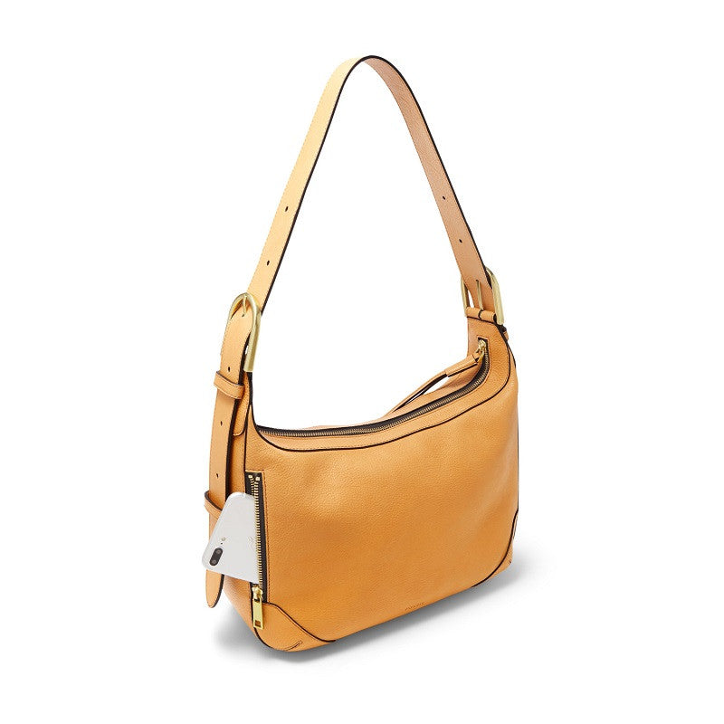Fossil Zb7953723 Hannah Hobo Amber Gold